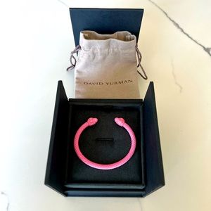 David Yurman Pink Aluminum Renaissance Bracelet